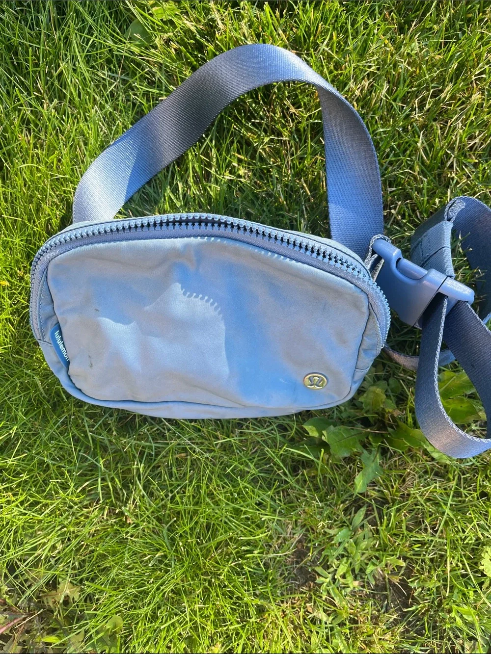light blue belt bag lululemon lululemon athletica Light Blue Waist Crossbody Belt Bag